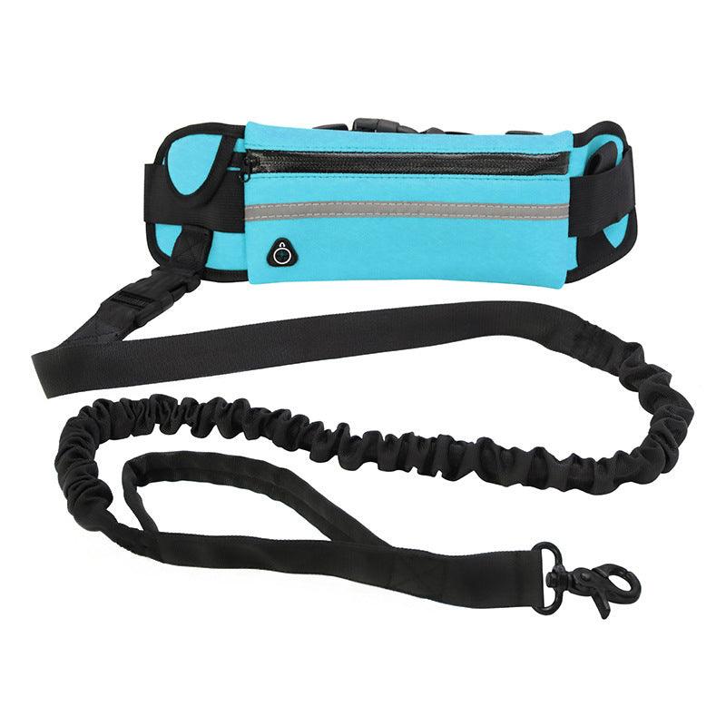 Ultimate Hands-Free Dog Leash Belt With Bungee Leash, Phone Pocket,