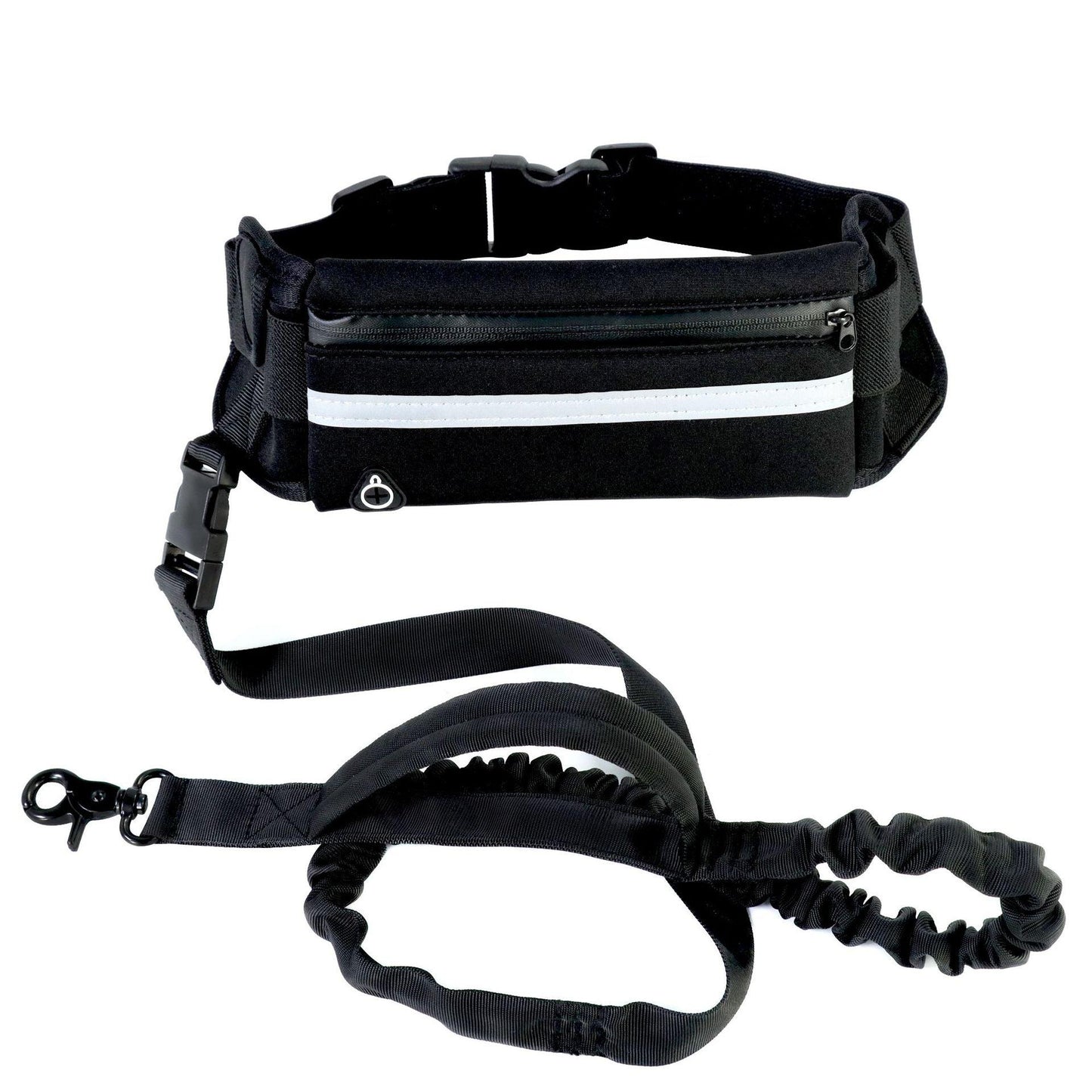 Ultimate Hands-Free Dog Leash Belt With Bungee Leash, Phone Pocket,
